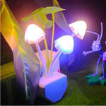 Lampe champignon LED marron
