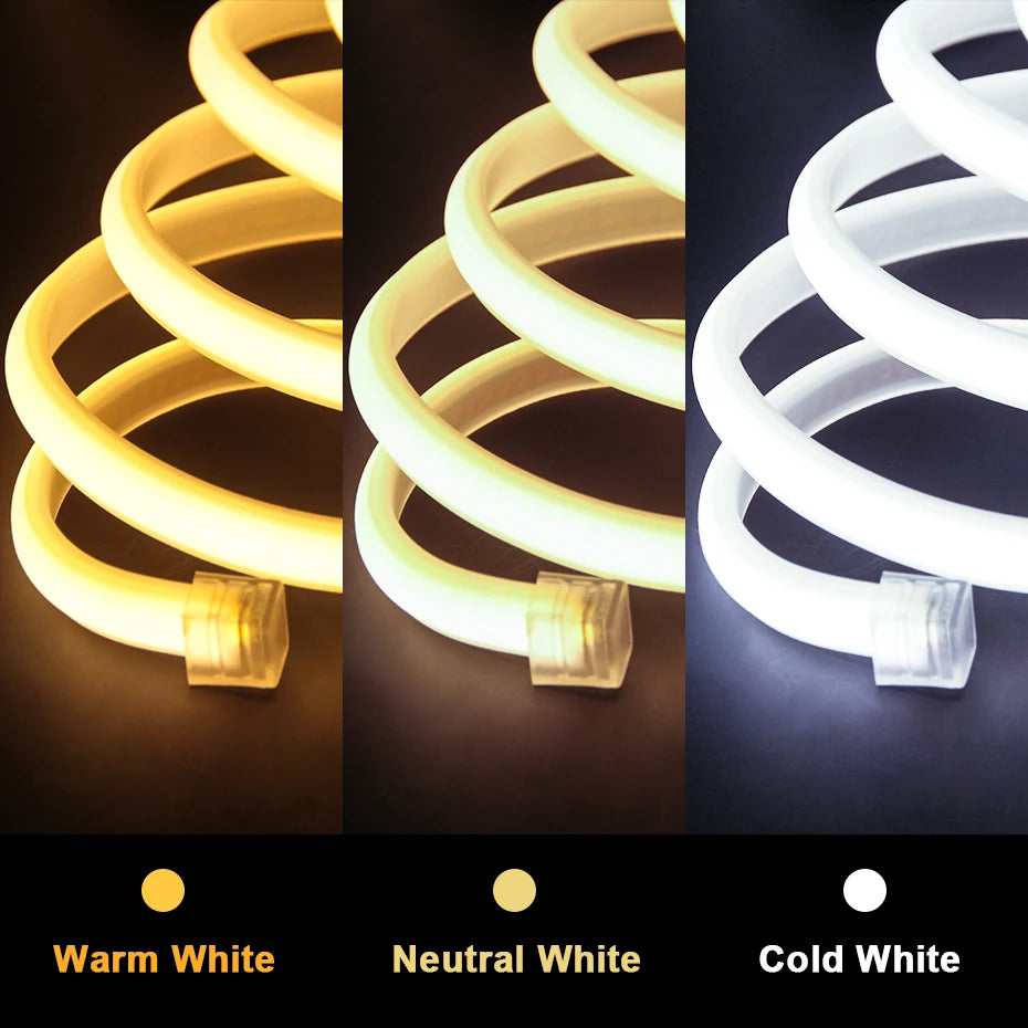 Bande lumineuse LED étanche 288 LEDs/mètre pour chambre