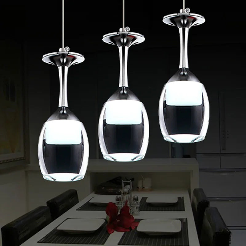 Lampe à suspension LED moderne noire pour salon