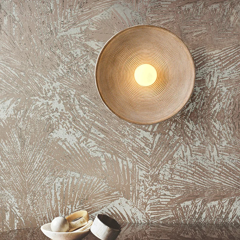 Détail de l'applique murale circulaire LED avec design épuré
