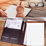 Bloc-notes cuir vintage pour professionnel