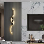 Applique murale LED moderne en aluminium pour salon et chambre