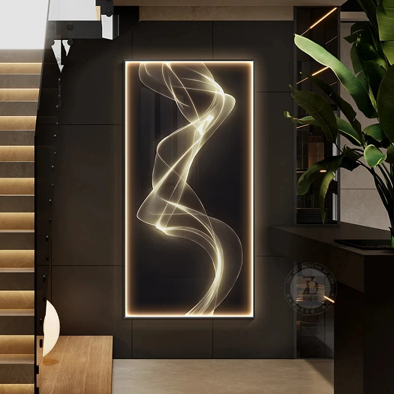 Détail de l'applique murale LED en céramique avec abat-jour rouge