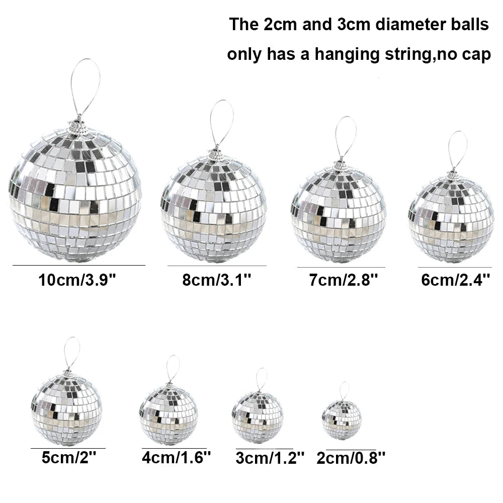 Boule miroir réfléchissante pour gâteau de mariage