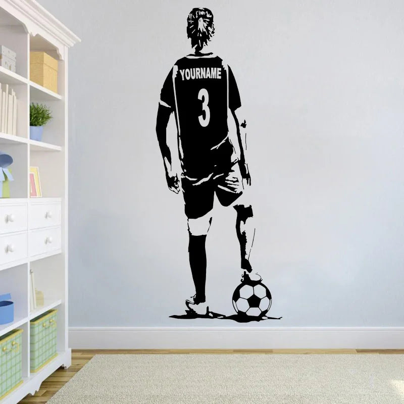 Détail de l'autocollant mural vinyle dans une chambre d'enfant