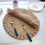 Dessous d'assiette jute style nordique