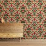 Pose facile du papier peint autocollant floral vintage