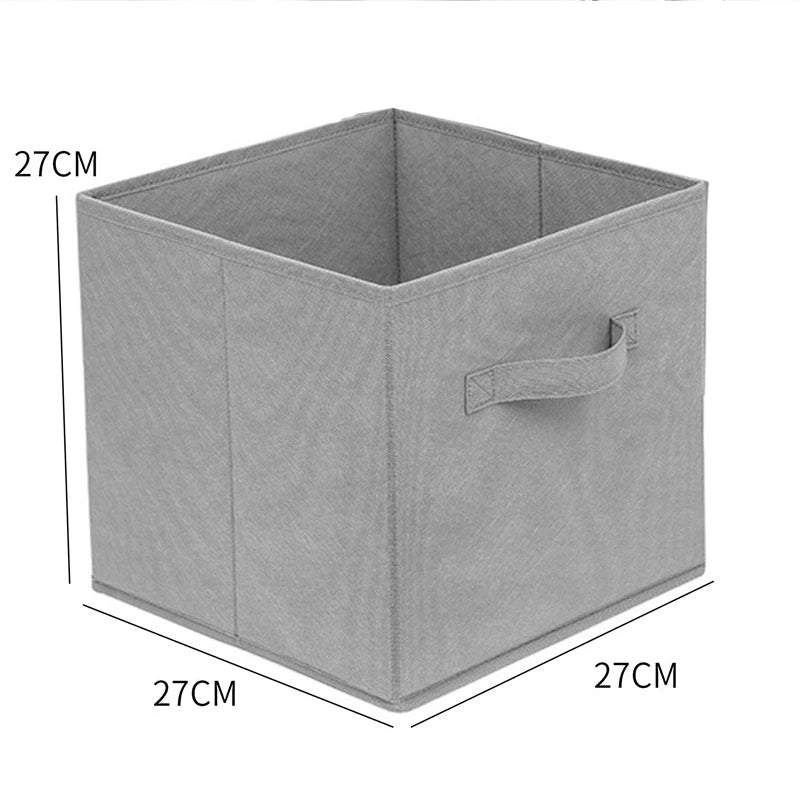 Panier de rangement blanc pliable