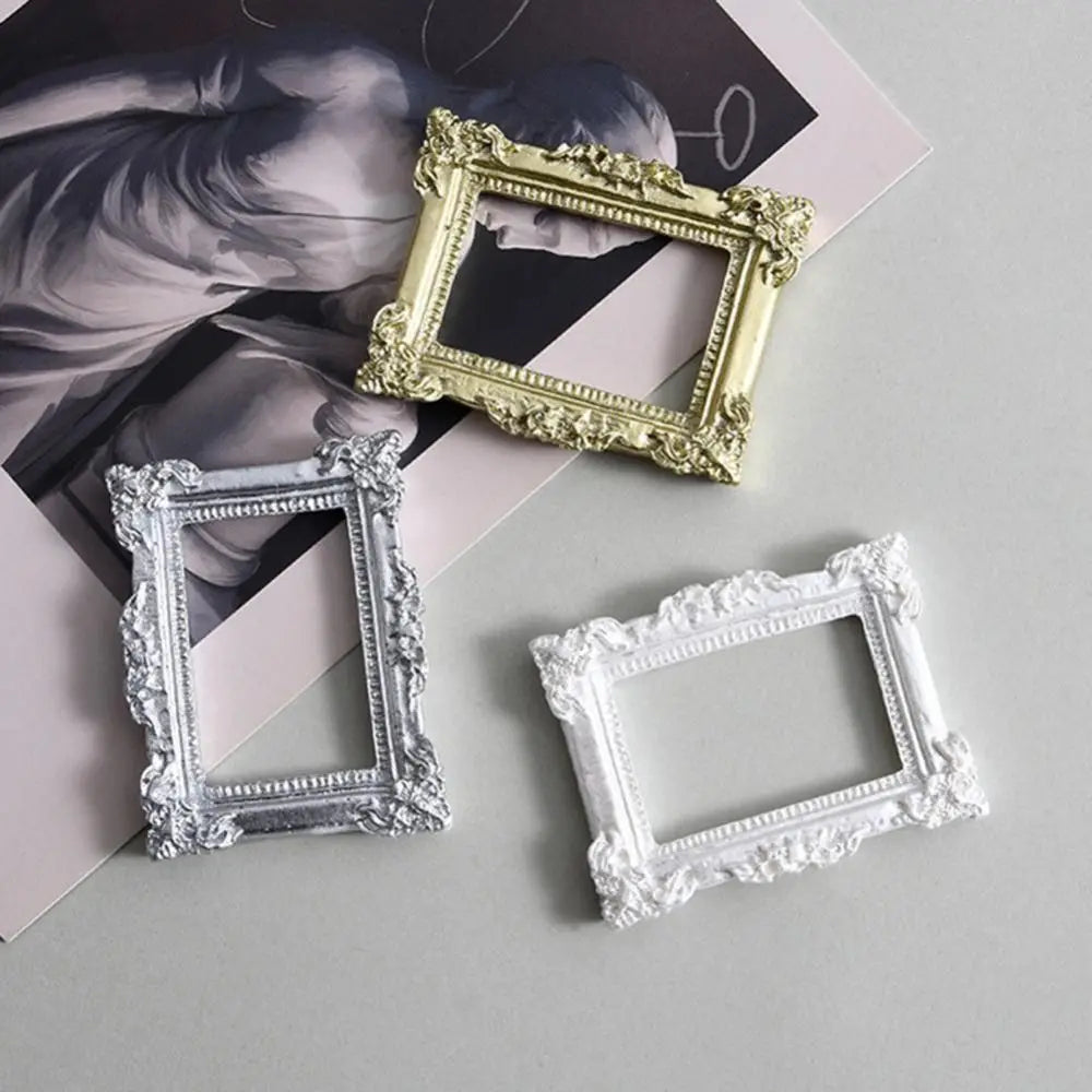 Cadre photo résine vert pour bureau