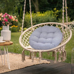 Détail de la texture du coussin de sol en polyester résistant