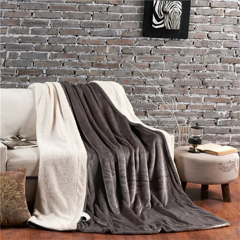 Housse de couette polaire multicolore pour décoration chambre moderne