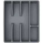 Boîte de rangement couverts plastique kaki foncé organisateur tiroir