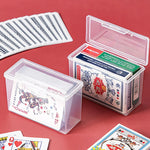 Boîte de rangement pour cartes à jouer noire