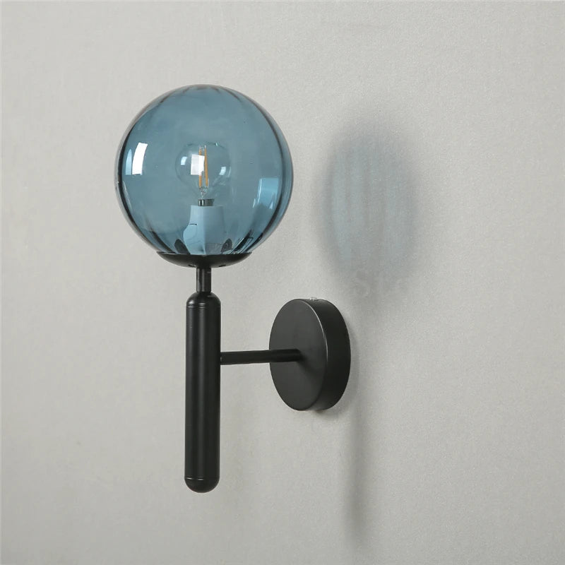 Applique murale bleu moderne chambre