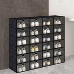 Boîte de rangement chaussures empilable transparente lot de 6