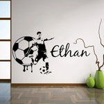 Installation facile de l'autocollant mural sportif