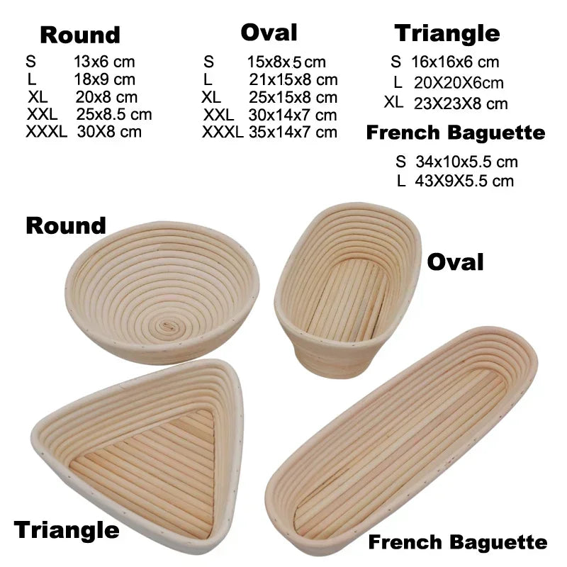 Doublure en lin amovible du panier à pain rotin