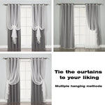 Détail du tissu polyester coton du rideau occultant
