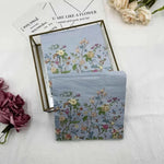 Set de table en papier floral papillon beige 33x33cm