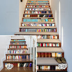Application des autocollants sur un escalier intérieur moderne