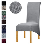 Housse de chaise polaire extensible XL rose