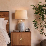Lampe Wabi-sabi noire pour décoration de chambre à coucher