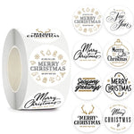 Variété de couleurs d'autocollants de Noël pour enveloppes