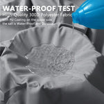 Voile d'ombrage en action autour d'une piscine avec protection solaire optimale
