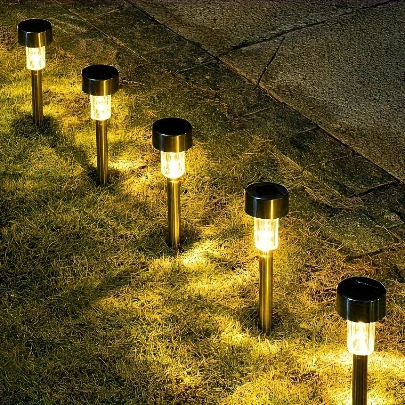 Luminaire solaire moderne étanche pour cour