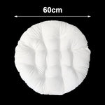 Détail des glands sur coussin de balançoire