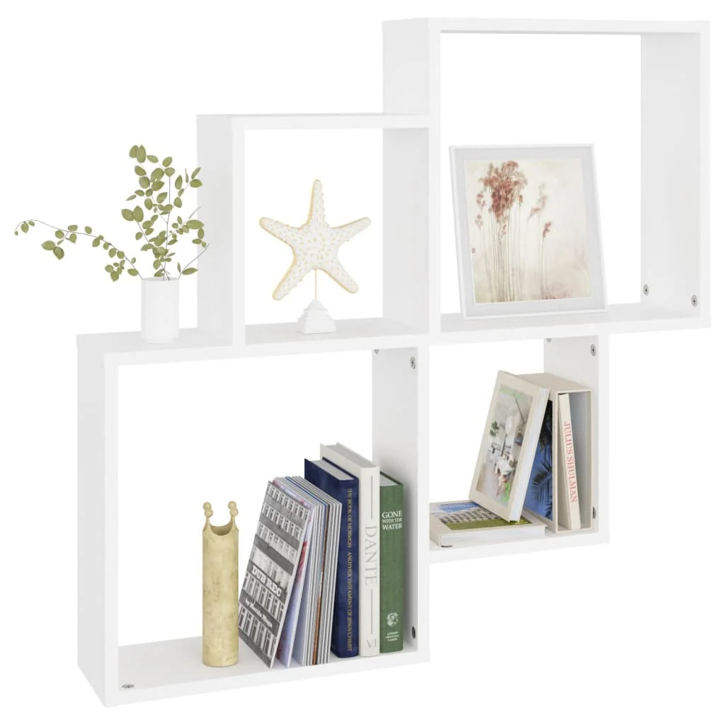 Étagère murale blanche dans intérieur moderne