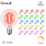 Ampoule G40 E12 LED multicolore pour guirlande