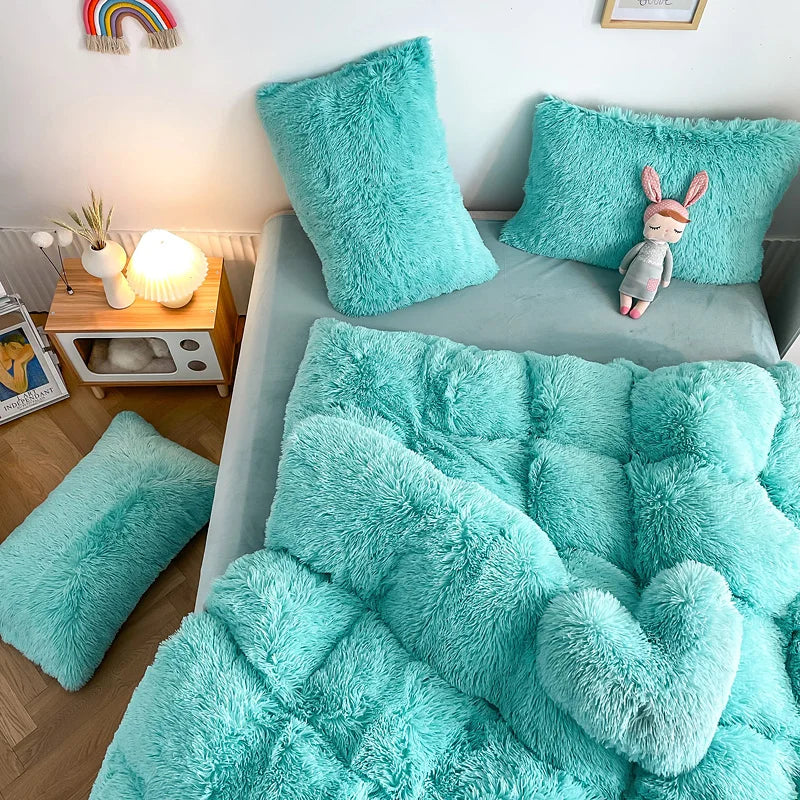 Fermeture éclair housse de couette velours doux