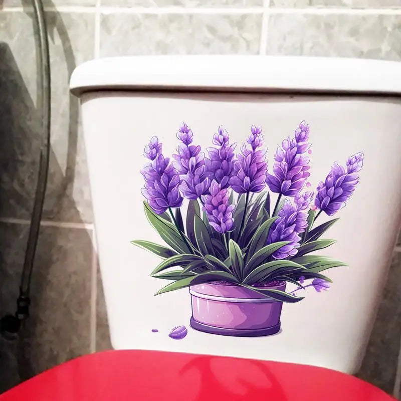 Sticker mural violet lavande dans différentes tailles disponibles