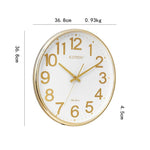 Comparaison des couleurs blanc et noir de l'horloge murale