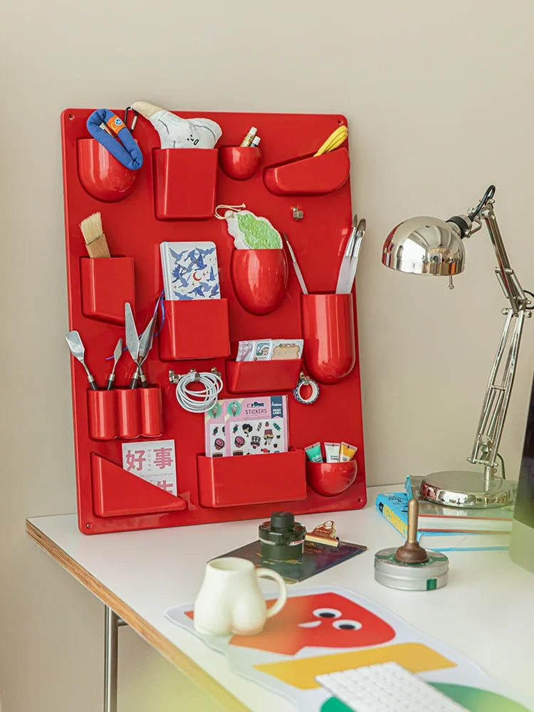 Organisateur mural noir pour chambre enfant