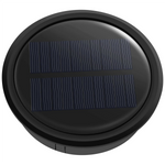 Détail du panneau solaire et de la LED