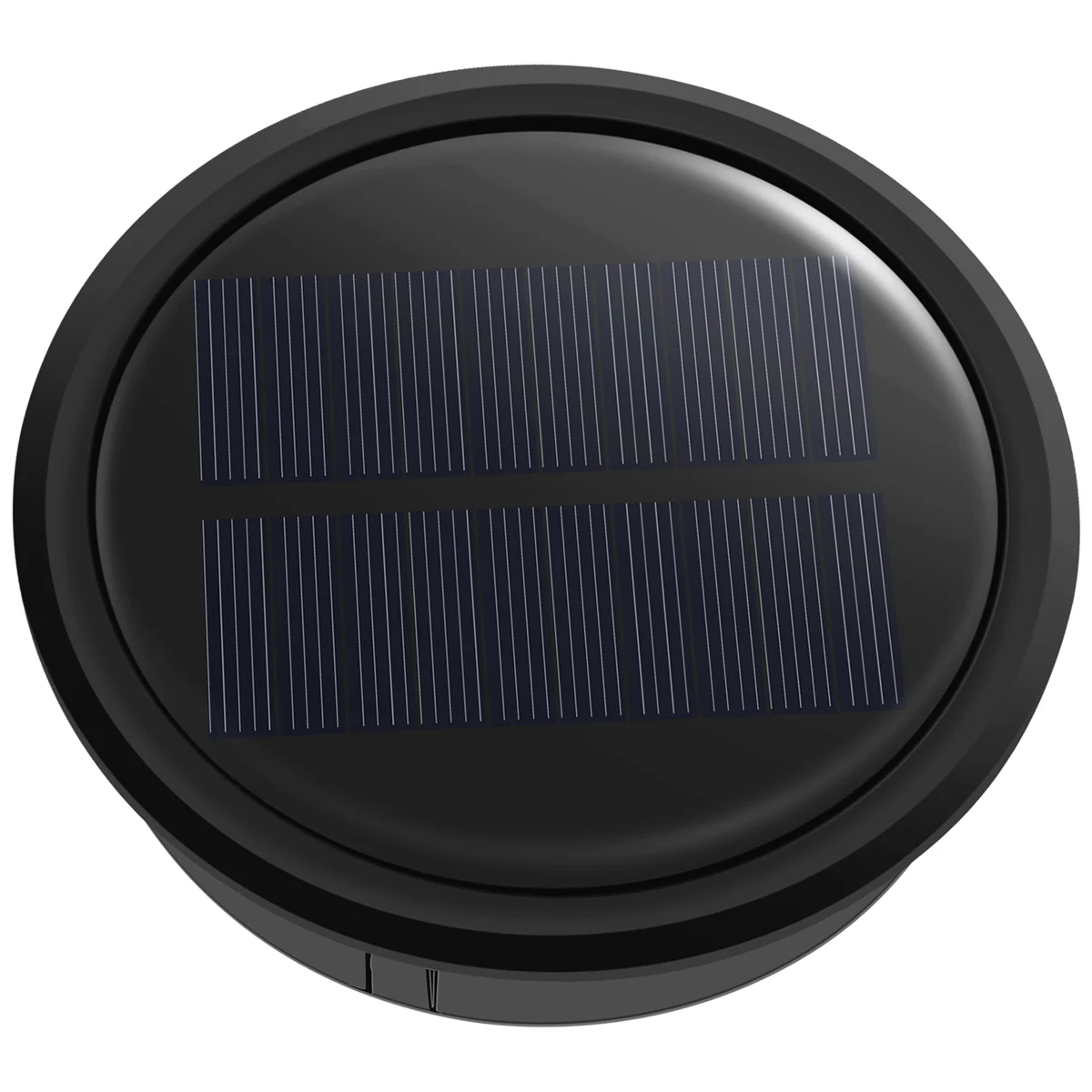 Détail du panneau solaire et de la LED