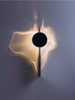 Applique murale LED rotative moderne en acier inoxydable blanc pour couloir