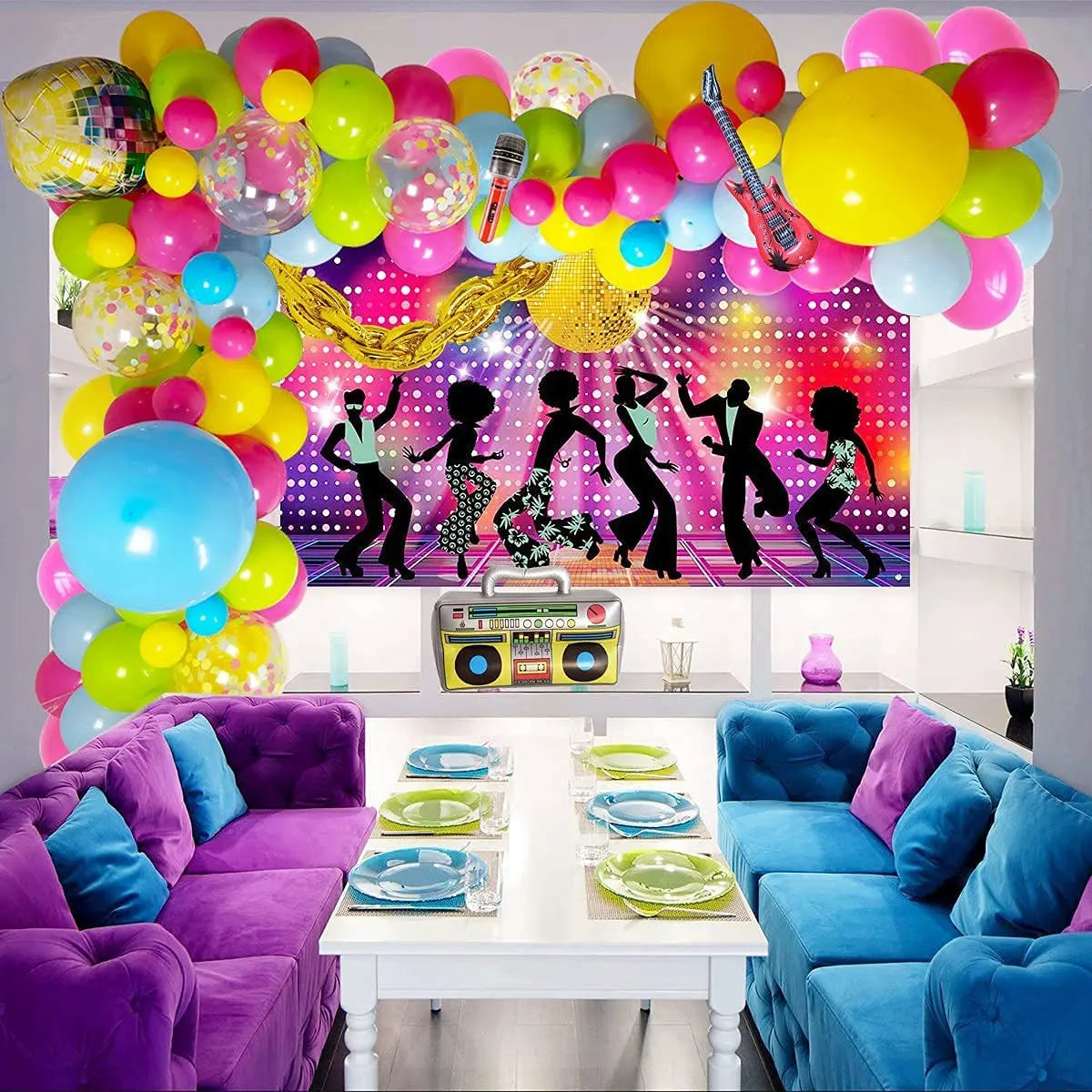 Lot de ballons personnalisables pour anniversaire