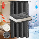 Rideau thermique isolant pour chambre à coucher élégant, idéal pour réguler la température intérieure et économiser l'énergie. Disponible en plusieurs couleurs pour s'harmoniser avec votre décoration intérieure. Ce rideau occultant assure confort et intimité tout en ajoutant une touche chic à votre espace de vie. Parfait pour l'été et l'hiver, il maintient une température agréable en bloquant les échanges thermiques. Choisissez ce rideau pratique et esthétique pour une efficacité énergétique optimale.