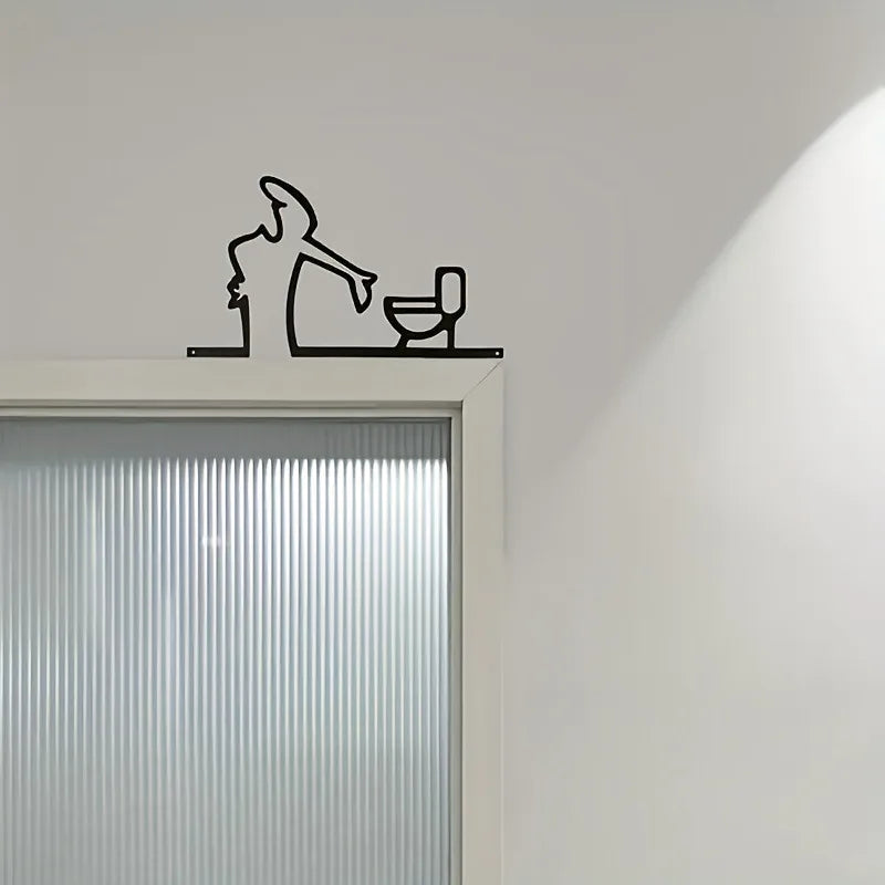 Panneau WC en vert pomme dans une salle de bain contemporaine