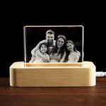 Cadeau personnalisé en cristal K9 avec LED