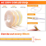 Ruban LED COB pour salon ambiance tamisée