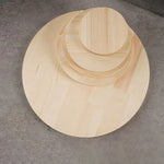 Disques bois massif pour maquettes et bricolage