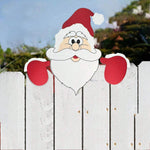 Ornement de jardin Père Noël rouge