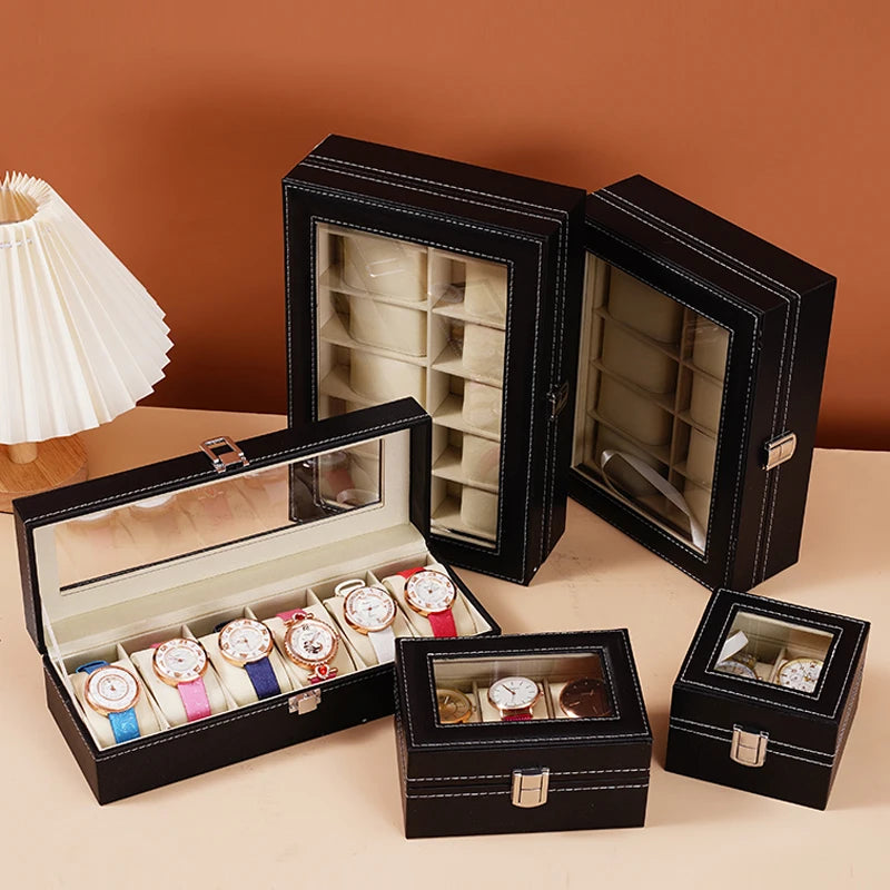 Boîte à bijoux luxe avec montres
