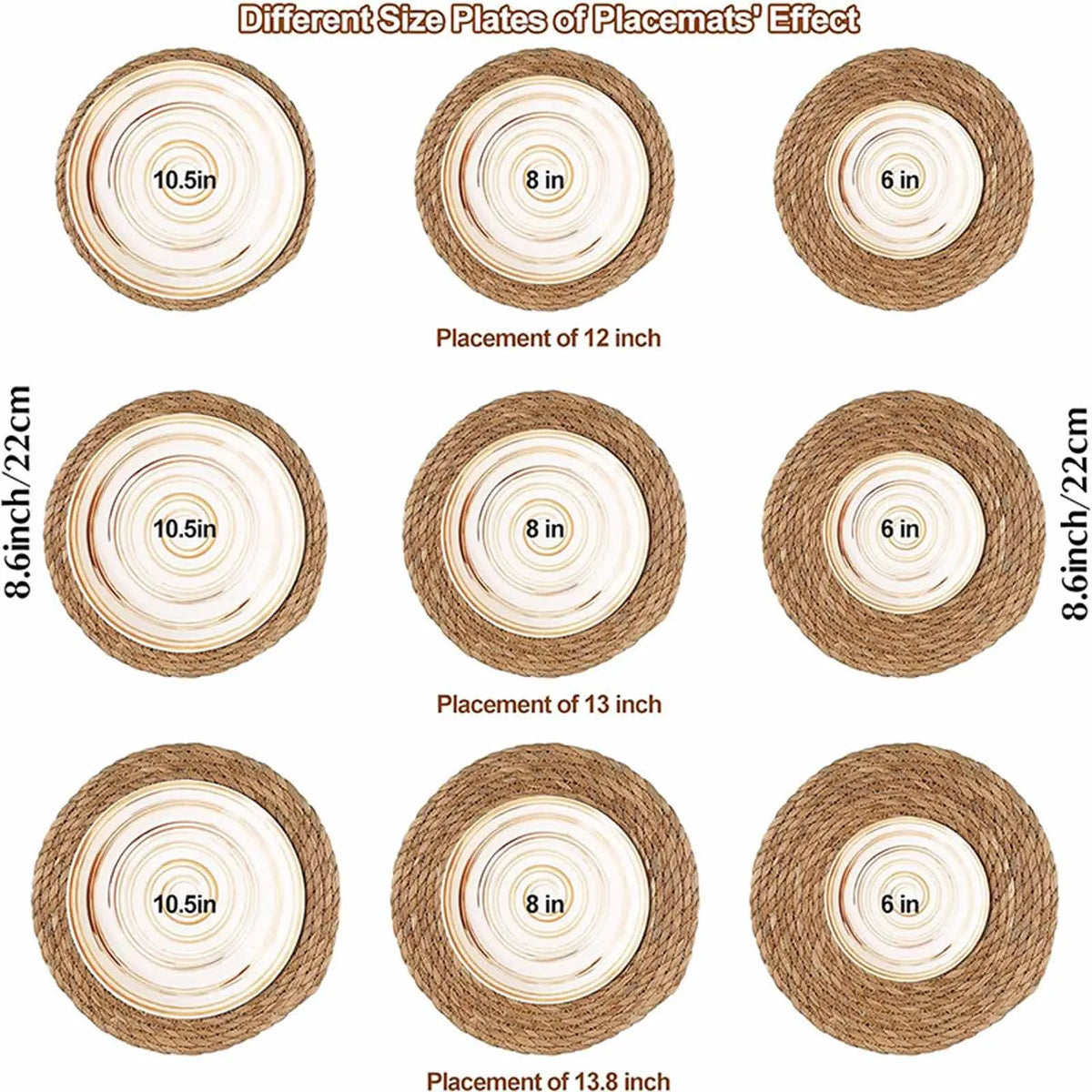 Set de table écologique résistant à la chaleur