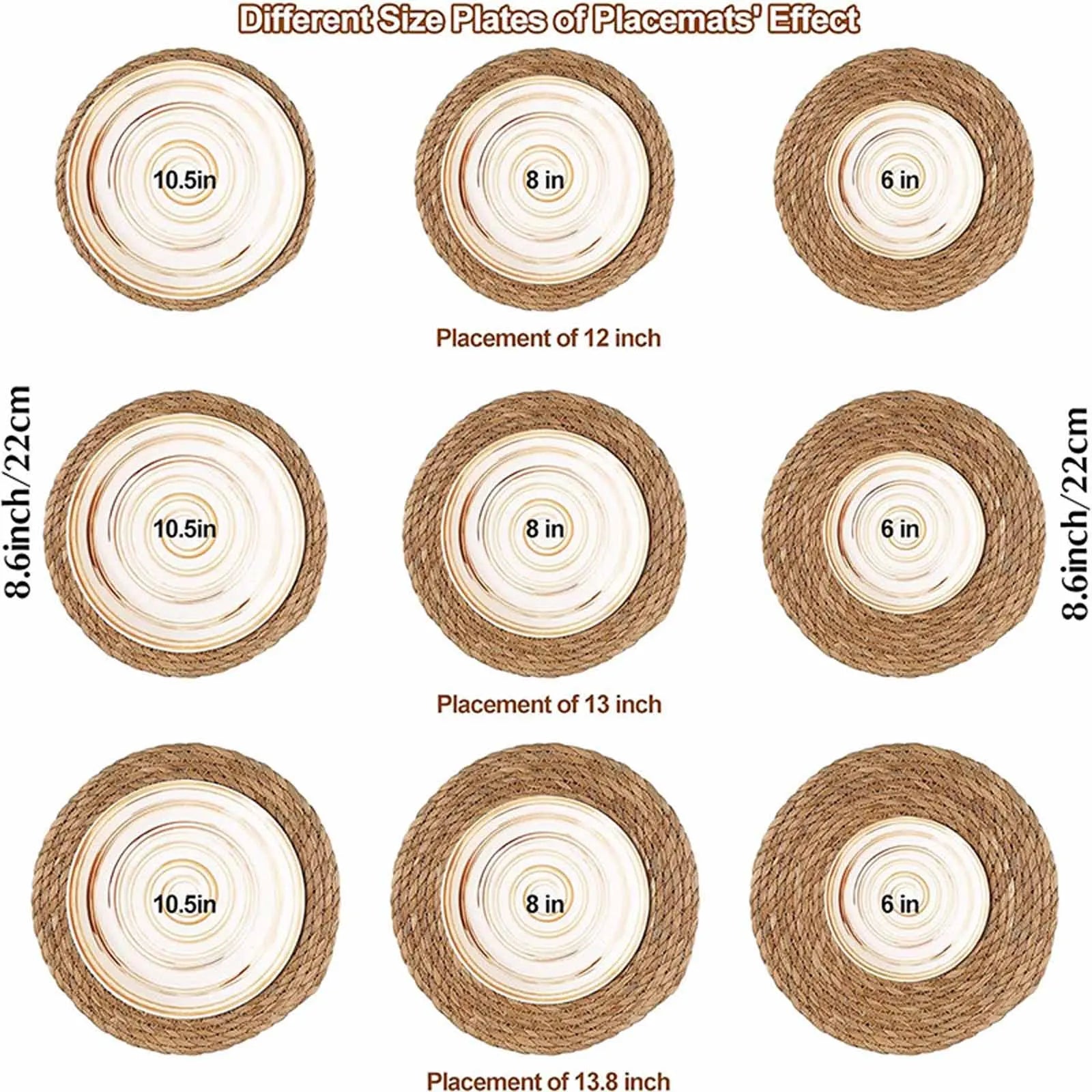 Set de table écologique résistant à la chaleur