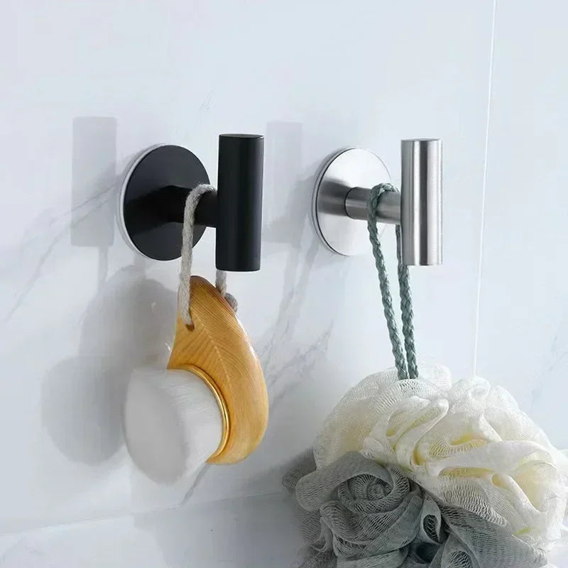 Crochet serviette noir pour salle de bain moderne